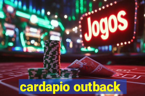 cardapio outback